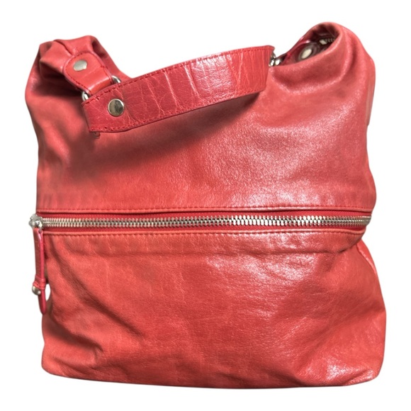Hobo International Red Leather Shoulder Bag - Picture 2 of 11